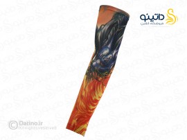 ساق دست طرح تاتو مدل طرح اژدهای آتشین 20637