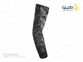 ساق دست طرح تاتو مدل طرح اسکلت اهریمنی 20643