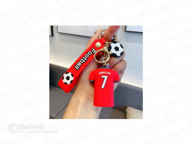 عکس جاکلیدی سیلیکونی طرح پیراهن بازیکن شماره 7 رونالدو 20667 - انواع مدل جاکلیدی سیلیکونی طرح پیراهن بازیکن شماره 7 رونالدو 20667