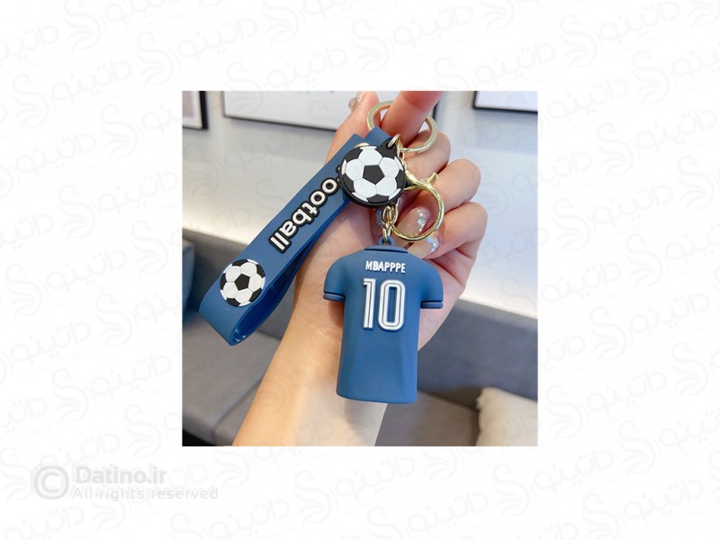 عکس جاکلیدی سیلیکونی طرح پیراهن بازیکن شماره 10 امباپه 20668 - انواع مدل جاکلیدی سیلیکونی طرح پیراهن بازیکن شماره 10 امباپه 20668