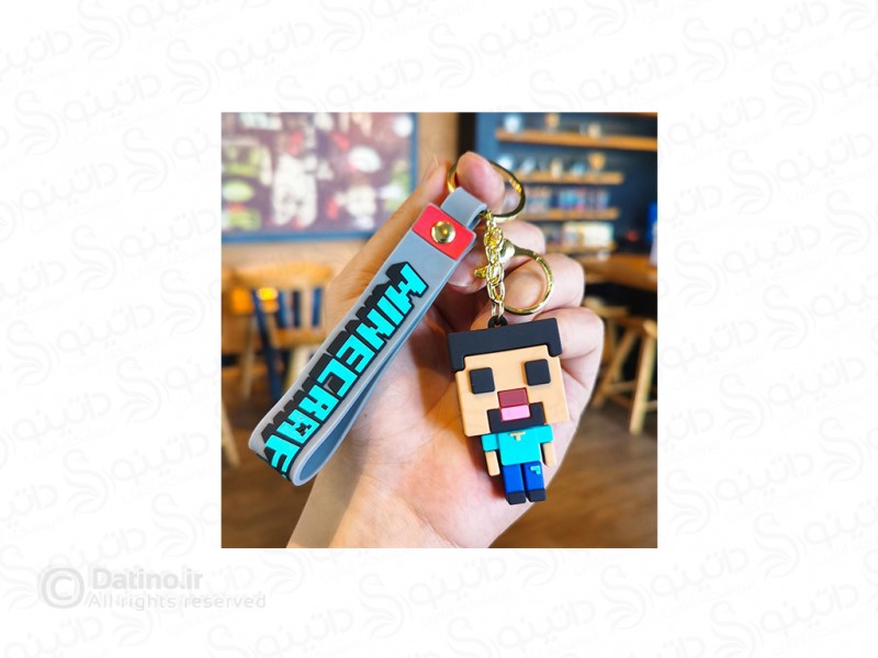 عکس جاکلیدی سیلیکونی طرح استیو ماینکرافت 20670 - انواع مدل جاکلیدی سیلیکونی طرح استیو ماینکرافت 20670