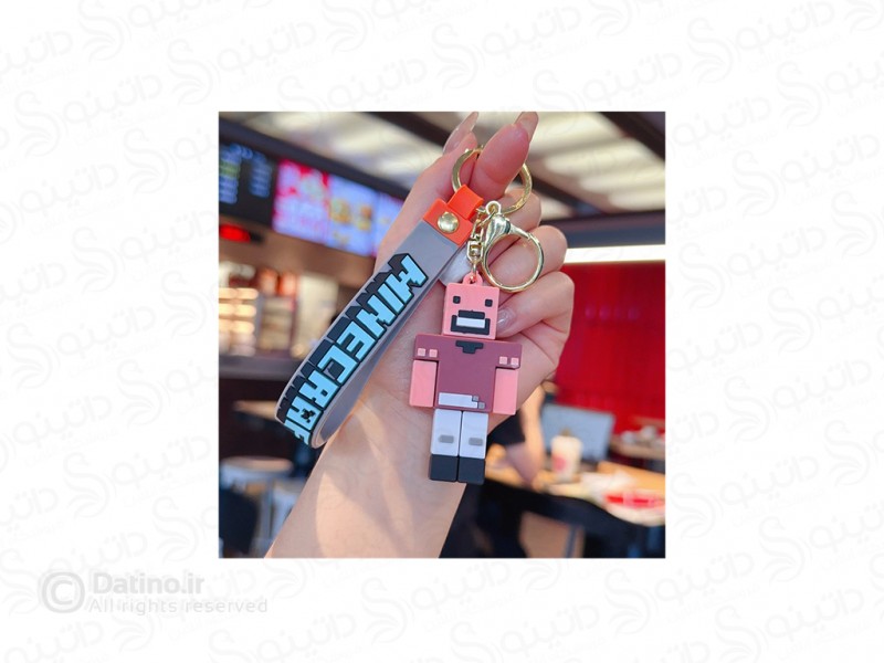 عکس جاکلیدی سیلیکونی طرح اسکین سند باکس ماینکرافت 20672 - انواع مدل جاکلیدی سیلیکونی طرح اسکین سند باکس ماینکرافت 20672