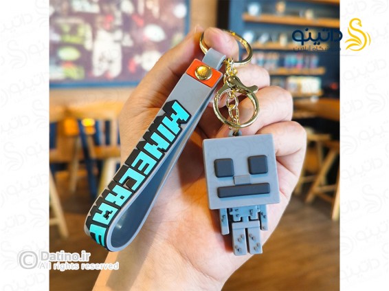 عکس جاکلیدی سیلیکونی طرح ماب ماینکرافت 20674 - انواع مدل جاکلیدی سیلیکونی طرح ماب ماینکرافت 20674