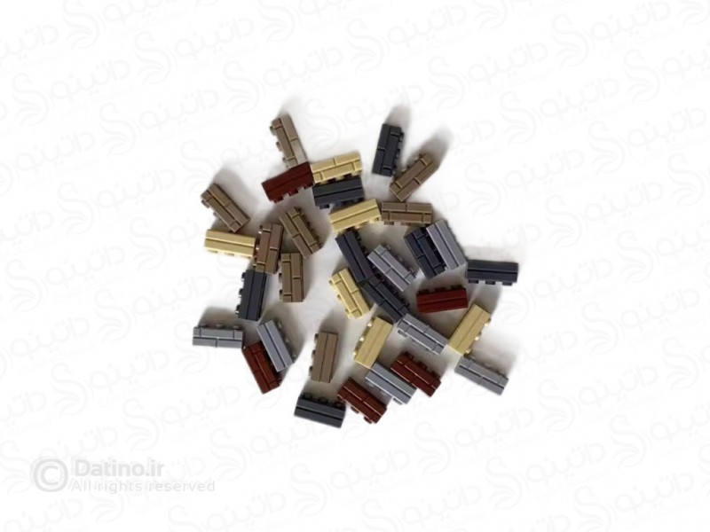 عکس قطعه لگو طرح آجر دیواری بسته 104 عددی 20724 - انواع مدل قطعه لگو طرح آجر دیواری بسته 104 عددی 20724
