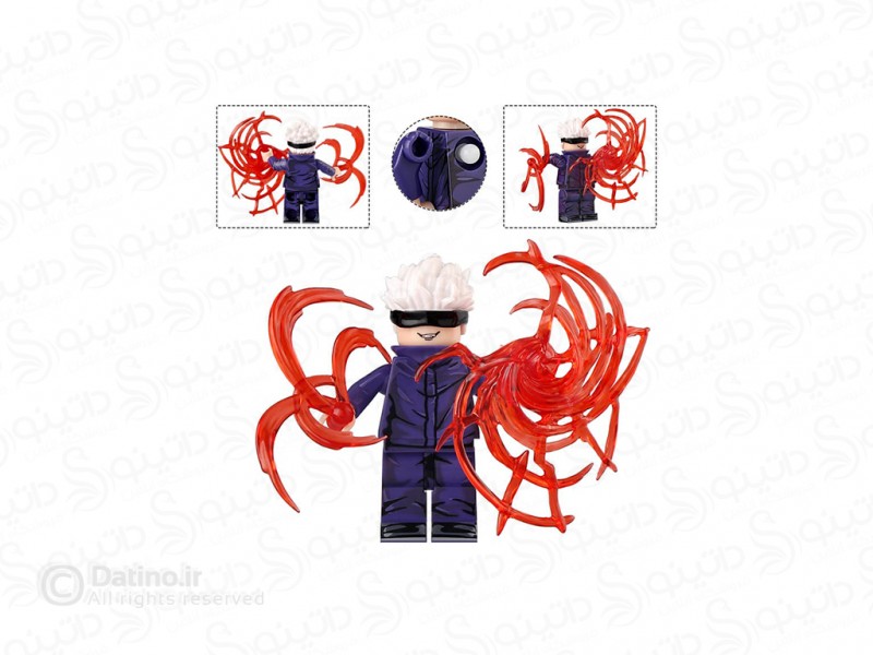 عکس مینی فیگور طرح ساتورو گوجو قدرتمند انیمه جوجوتسو کایسن FD607 - انواع مدل مینی فیگور طرح ساتورو گوجو قدرتمند انیمه جوجوتسو کایسن FD607