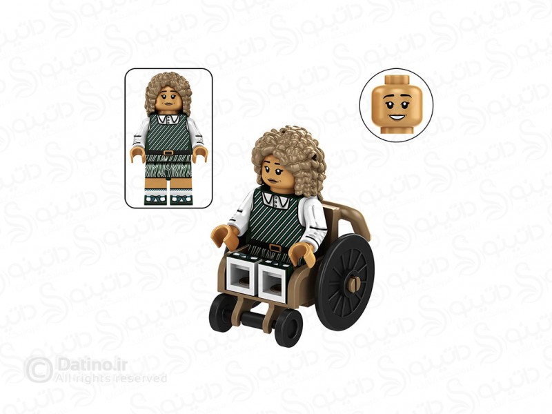 عکس مینی فیگور طرح نسارز تروپ با ویلچر فیلم شرور TP347 - انواع مدل مینی فیگور طرح نسارز تروپ با ویلچر فیلم شرور TP347