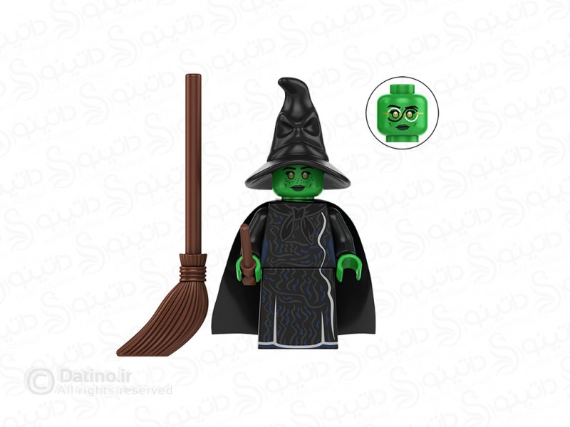 عکس مینی فیگور طرح الفابا جادوگر با جارو فیلم شرور TP341 - انواع مدل مینی فیگور طرح الفابا جادوگر با جارو فیلم شرور TP341