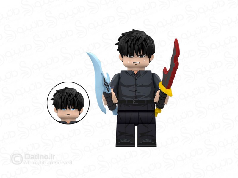 عکس مینی فیگور طرح سونگ جین وو خشمگین انیمه سولو لولینگ WM3031 - انواع مدل مینی فیگور طرح سونگ جین وو خشمگین انیمه سولو لولینگ WM3031