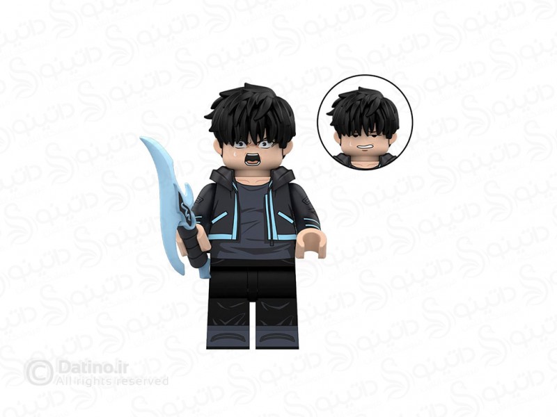 عکس مینی فیگور طرح سونگ جین وو ترسیده با سلاح انیمه سولو لولینگ WM3028 - انواع مدل مینی فیگور طرح سونگ جین وو ترسیده با سلاح انیمه سولو لولینگ WM3028