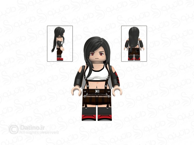 عکس مینی فیگور طرح تیفا لاک هارت مهربان انیمیشن فاینال فانتزی DT006 - انواع مدل مینی فیگور طرح تیفا لاک هارت مهربان انیمیشن فاینال فانتزی DT006