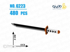 مینی فیگور لگویی طرح شمشیر سامورایی کلاسیک ژاپنی 6223