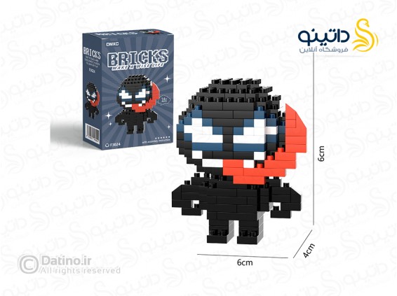 عکس مینی فیگور لگویی طرح ونوم خوشحال F3024 - انواع مدل مینی فیگور لگویی طرح ونوم خوشحال F3024