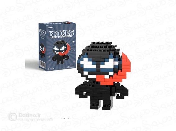 عکس مینی فیگور لگویی طرح ونوم خوشحال F3024 - انواع مدل مینی فیگور لگویی طرح ونوم خوشحال F3024