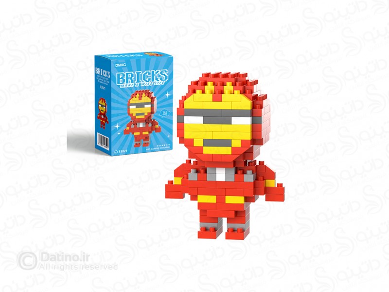 عکس مینی فیگور لگویی طرح آیرون من جدی F3021 - انواع مدل مینی فیگور لگویی طرح آیرون من جدی F3021