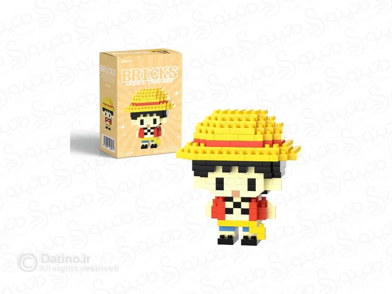 عکس مینی فیگور لگویی طرح لوفی د مانکی دوست داشتنی انیمه وان پیس F3031 - انواع مدل مینی فیگور لگویی طرح لوفی د مانکی دوست داشتنی انیمه وان پیس F3031