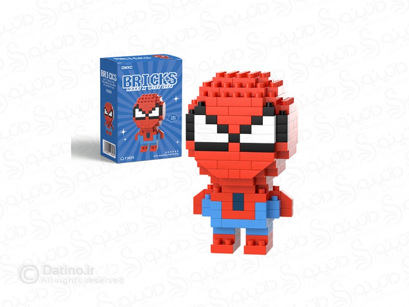 عکس مینی فیگور لگویی طرح مرد عنکبوتی F3029 - انواع مدل مینی فیگور لگویی طرح مرد عنکبوتی F3029