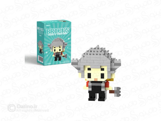 عکس مینی فیگور لگویی طرح ثور با تبر و کلاهخود F3027 - انواع مدل مینی فیگور لگویی طرح ثور با تبر و کلاهخود F3027