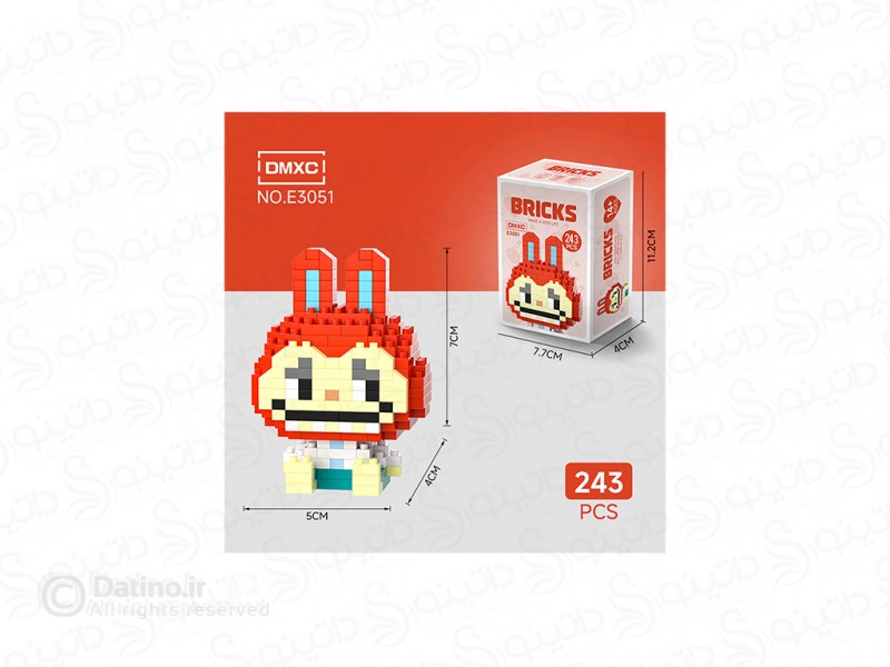 عکس مینی فیگور لگویی طرح لبوبو شیطون E3051 - انواع مدل مینی فیگور لگویی طرح لبوبو شیطون E3051