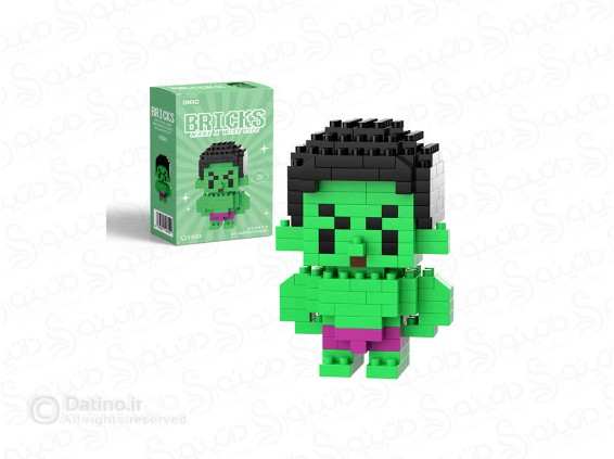 عکس مینی فیگور لگویی طرح هالک عصبانی F3023 - انواع مدل مینی فیگور لگویی طرح هالک عصبانی F3023