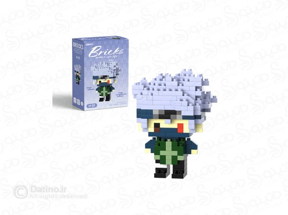 عکس مینی فیگور لگویی طرح کاکاشی سنسی انیمه ناروتو H01 - انواع مدل مینی فیگور لگویی طرح کاکاشی سنسی انیمه ناروتو H01