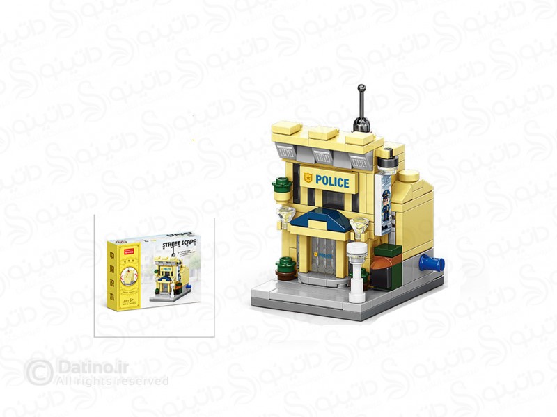 عکس ساختنی کیت خانه مینیاتوری ایستگاه پلیس 141 قطعه 20844 - انواع مدل ساختنی کیت خانه مینیاتوری ایستگاه پلیس 141 قطعه 20844