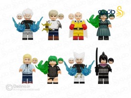 مینی فیگور طرح شخصیت های انیمه وان پانچ من مجموعه 8 عددی KDL841