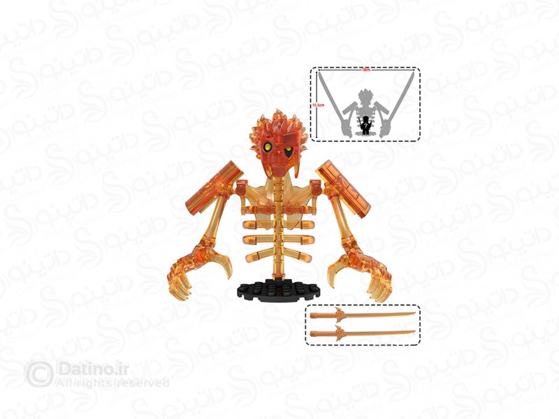 عکس مینی فیگور طرح بیگ سوسانو ساسوکه انیمه ناروتو WM2923 - انواع مدل مینی فیگور طرح بیگ سوسانو ساسوکه انیمه ناروتو WM2923