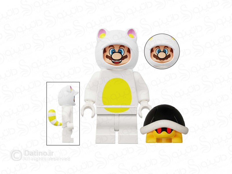 عکس مینی فیگور طرح ماریو وایت تانوکی و لاکپشت انیمیشن برادران ماریو K2117 - انواع مدل مینی فیگور طرح ماریو وایت تانوکی و لاکپشت انیمیشن برادران ماریو K2117