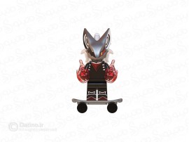 مینی فیگور طرح اینفینیت عصبانی با اسکیت بورد انیمیشن سونیک WM954