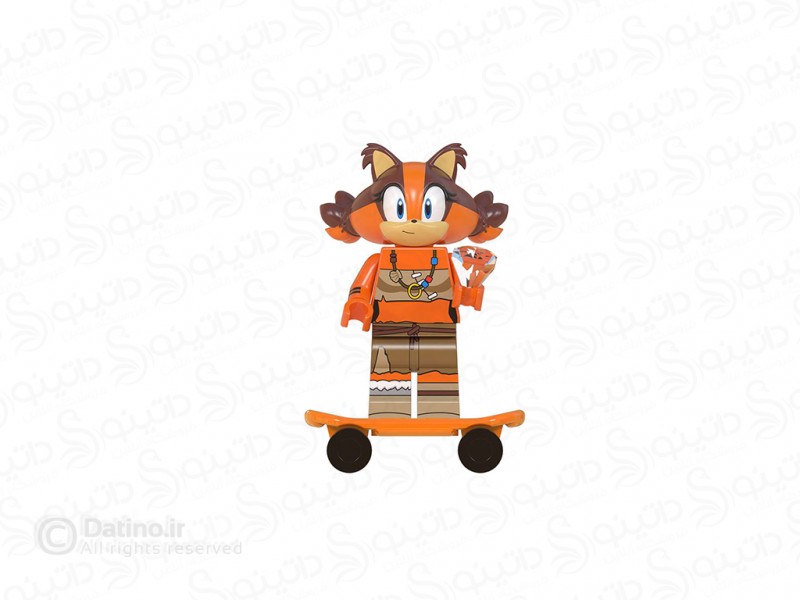 عکس مینی فیگور طرح استیکس با اسکیت بورد انیمیشن سونیک WM949 - انواع مدل مینی فیگور طرح استیکس با اسکیت بورد انیمیشن سونیک WM949