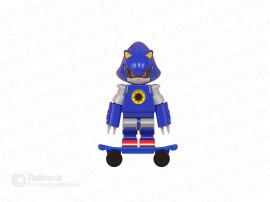 مینی فیگور طرح متال سونیک با اسکیت بورد انیمیشن سونیک WM948