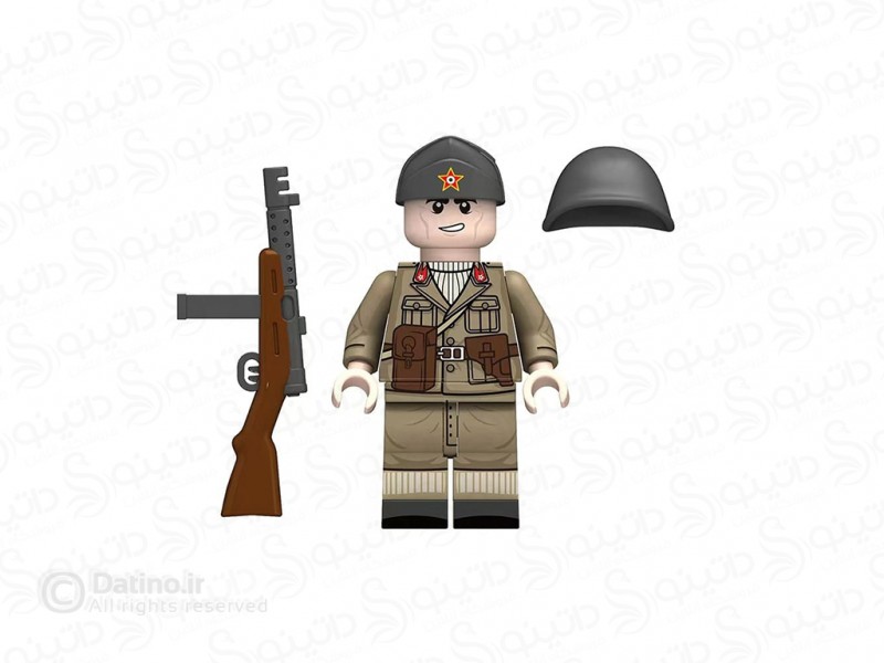 عکس مینی فیگور طرح سرباز ایتالیایی ارتش جنگ جهانی با سلاح N643 - انواع مدل مینی فیگور طرح سرباز ایتالیایی ارتش جنگ جهانی با سلاح N643