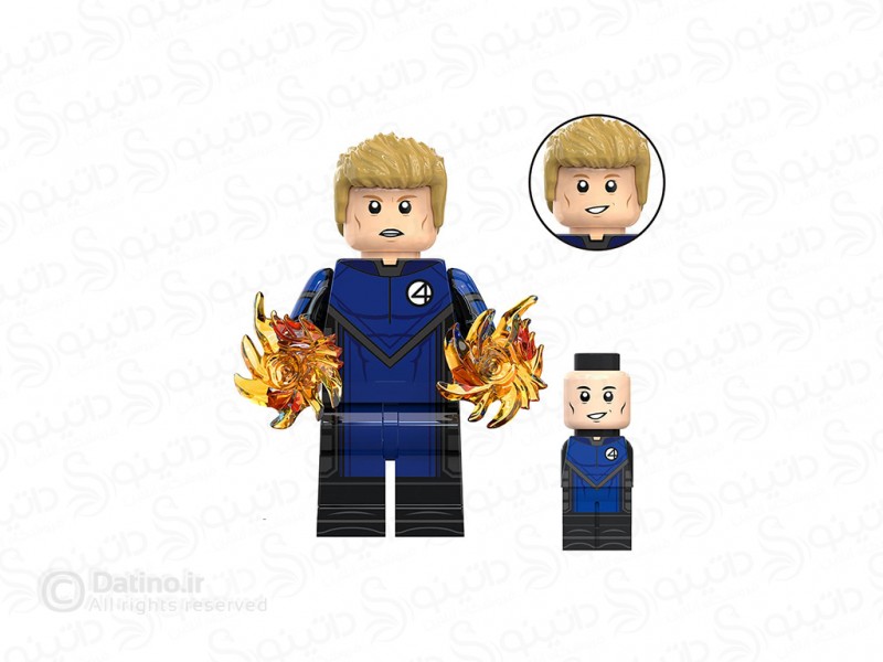 عکس مینی فیگور طرح هیومن تورچ مشعل انسانی فیلم چهار شگفت انگیز TV1124 - انواع مدل مینی فیگور طرح هیومن تورچ مشعل انسانی فیلم چهار شگفت انگیز TV1124