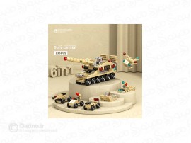 ساختنی طرح خودرو زرهی ضدهوایی و توپ ارتش مجموعه 6 عددی 20898