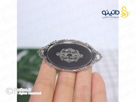 اسباب بازی خانه عروسکی طرح سینی فلزی گل دار 20920