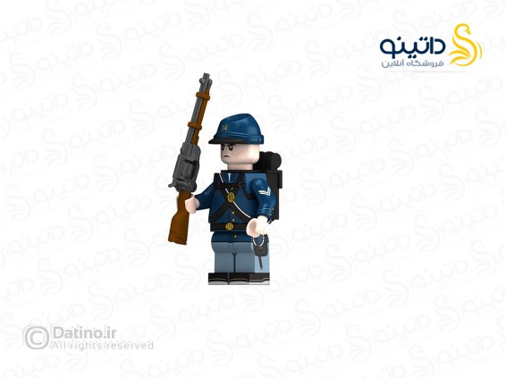 عکس مینی فیگور طرح جوزف پیرس سرباز آمریکایی جنگ جهانی با سلاح و کوله پشتی N402 - انواع مدل مینی فیگور طرح جوزف پیرس سرباز آمریکایی جنگ جهانی با سلاح و کوله پشتی N402