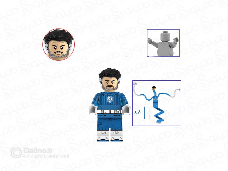 عکس مینی فیگور طرح آقای شگفت انگیز غمگین فیلم چهار شگفت انگیز AF333 - انواع مدل مینی فیگور طرح آقای شگفت انگیز غمگین فیلم چهار شگفت انگیز AF333