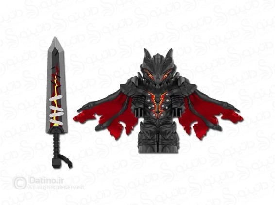 عکس مینی فیگور طرح گاتس با شمشیر مانگا برزرک GP103 - انواع مدل مینی فیگور طرح گاتس با شمشیر مانگا برزرک GP103