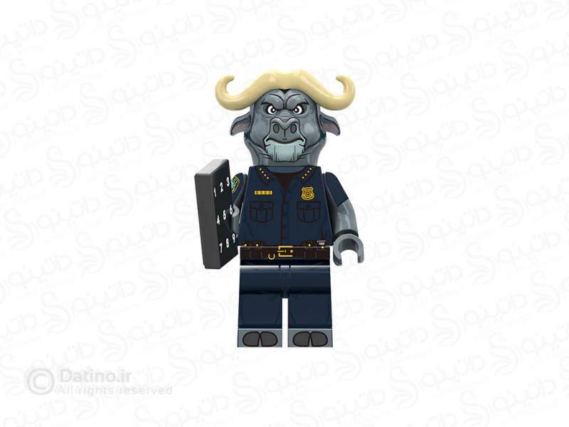 عکس مینی فیگور طرح رئیس بوگو عصبانی انیمیشن زوتوپیا RT085 - انواع مدل مینی فیگور طرح رئیس بوگو عصبانی انیمیشن زوتوپیا RT085