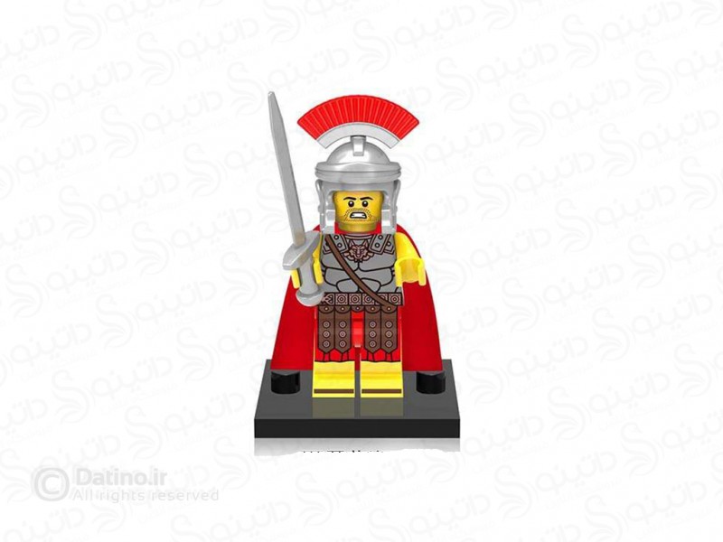 عکس مینی فیگور طرح فرمانده رومی عصبانی با شمشیر XH433 - انواع مدل مینی فیگور طرح فرمانده رومی عصبانی با شمشیر XH433