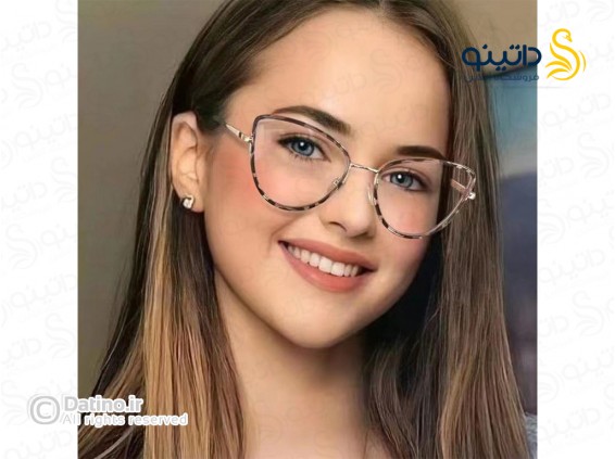 عکس فریم عینک طبی زنانه طرح چشم گربه ای لوکس 21034 - انواع مدل فریم عینک طبی زنانه طرح چشم گربه ای لوکس 21034