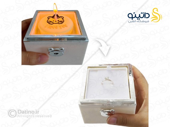 عکس جعبه جواهرات مدل چرخان سورپرایزی طرح کیک خرس عاشق 21079 - انواع مدل جعبه جواهرات مدل چرخان سورپرایزی طرح کیک خرس عاشق 21079
