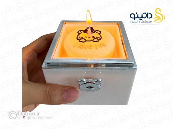 عکس جعبه جواهرات مدل چرخان سورپرایزی طرح کیک خرس عاشق 21079 - انواع مدل جعبه جواهرات مدل چرخان سورپرایزی طرح کیک خرس عاشق 21079