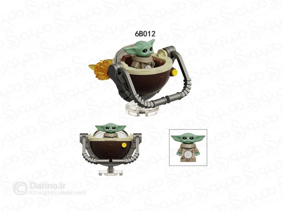 عکس مینی فیگور طرح دین گروگو بیبی یودا با سپر فولاد بسکار 6B012 - انواع مدل مینی فیگور طرح دین گروگو بیبی یودا با سپر فولاد بسکار 6B012