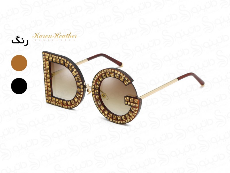 عکس عینک آفتابی زنانه طرح karenheather-ew-3 DG - انواع مدل عینک آفتابی زنانه طرح karenheather-ew-3 DG