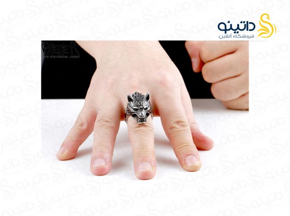 عکس انگشتر مردانه گرگ وحشی 10150 - انواع مدل انگشتر مردانه گرگ وحشی 10150