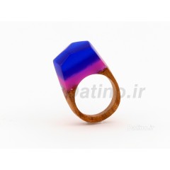 انگشتر زنانه سکرت وود بلو گریفیس-KingW.R.3.1