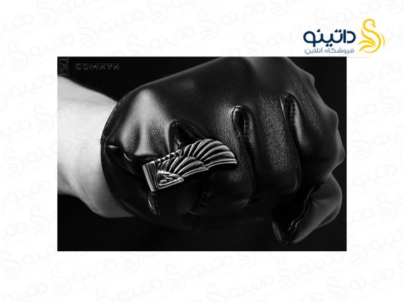 عکس انگشتر مردانه پر عقاب gomaya-r-35 - انواع مدل انگشتر مردانه پر عقاب gomaya-r-35