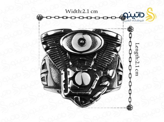 عکس انگشتر مردانه سیلندر موتور 10445 - انواع مدل انگشتر مردانه سیلندر موتور 10445