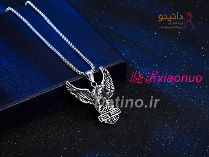 گردنبند مردانه عقاب موتورسواری آزاد Xiaonuo N 7 داتینو